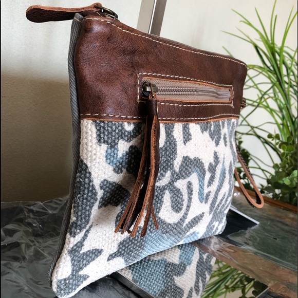 Myra Bag Bags Myra Bag Distressed Pouch Wristlet Small Bag Nwt